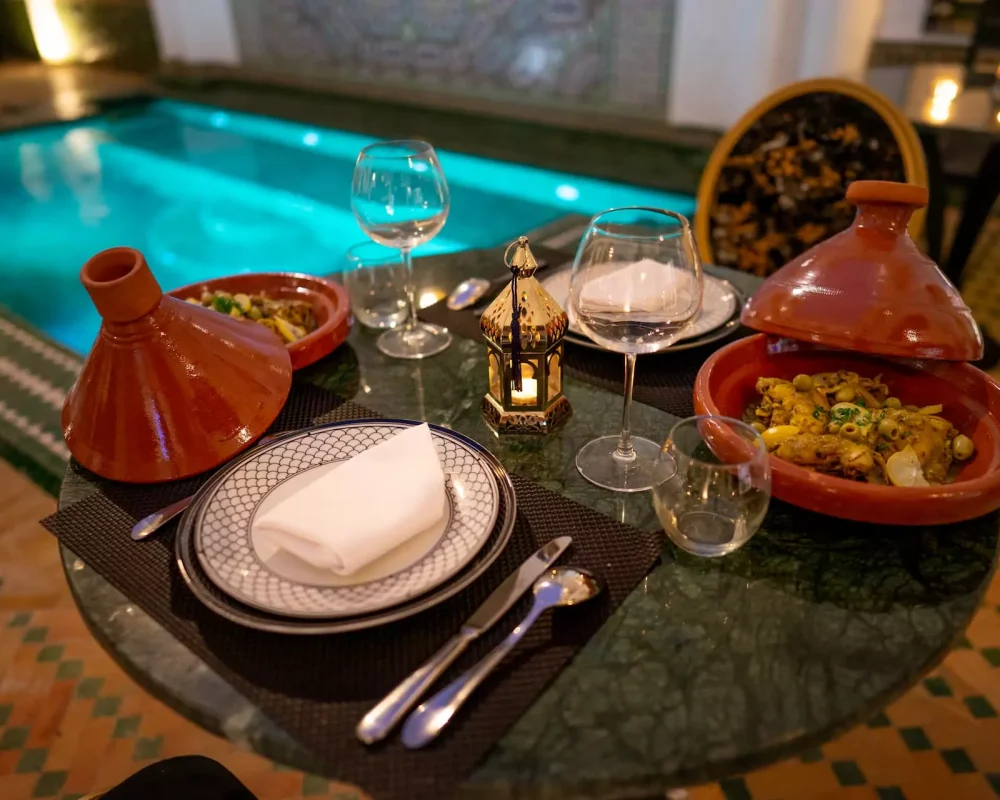 Restaurant & Petit déjeuner the grand riad spa